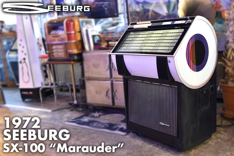 「1972 SEEBURG SX-100 “MARAUDER”」ジュークボックスFOR SALE!!page-visual 「1972 SEEBURG SX-100 “MARAUDER”」ジュークボックスFOR SALE!!ビジュアル