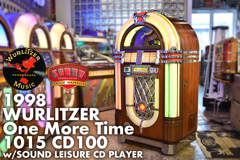 「1998 WURLITZER OMT 1015CD100 w/SOUND LIESURE CDプレーヤー」ジュークボックスFOR SALE!!page-visual 「1998 WURLITZER OMT 1015CD100 w/SOUND LIESURE CDプレーヤー」ジュークボックスFOR SALE!!ビジュアル